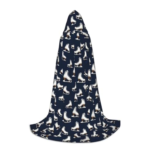 Bkdogkt Retro-Rollschuh-Druck, Unisex, Kapuzenumhang für Zauberer, Karneval, Halloween, Weihnachten, Cosplay, Robe Bkdogkt Retro-Rollschuh-Druck, Unisex, Kapuzenumhang für Zauberer, Karneval, Halloween, Weihnachten, Cosplay, Robe von Bkdogkt