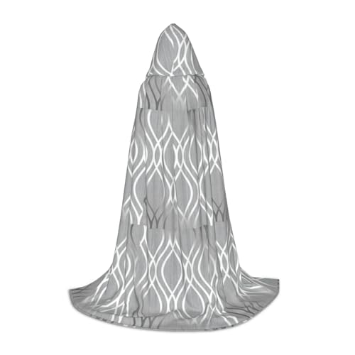 Bkdogkt Silberner geometrischer Figuren-Druck, Halloween, vielseitiger Kapuzenumhang, Karneval, Mottoparty, Dekoration, Hexenkostüme Bkdogkt Silberner geometrischer Figuren-Druck, Halloween, vielseitiger Kapuzenumhang, Karneval, Mottoparty, Dekoration, Hexenkostüme von Bkdogkt
