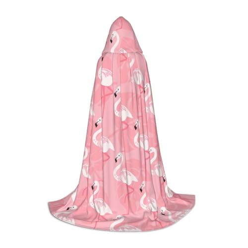 Bkdogkt Sommer-Flamingo-Palmenblätter-Druck, Halloween, vielseitiger Kapuzenumhang, Karneval, Mottoparty, Dekoration, Hexenkostüme Bkdogkt Sommer-Flamingo-Palmenblätter-Druck, Halloween, vielseitiger Kapuzenumhang, Karneval, Mottoparty, Dekoration, Hexenkostüme von Bkdogkt
