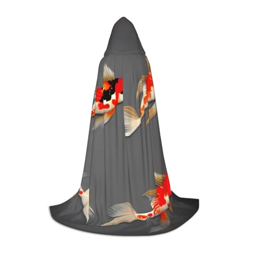 Bkdogkt Traditioneller Koi-Karpfen mit Punkten, Halloween, vielseitiger Kapuzenumhang, Karneval, Mottoparty, Dekoration, Hexenkostüme Bkdogkt Traditioneller Koi-Karpfen mit Punkten, Halloween, vielseitiger Kapuzenumhang, Karneval, Mottoparty, Dekoration, Hexenkostüme von Bkdogkt