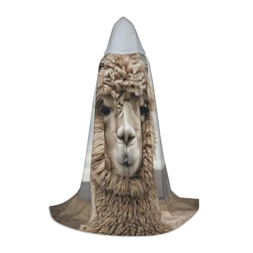 Bkdogkt Umhang mit Kapuze "I Love Alpacas", Unisex, für Zauberer, Karneval, Halloween, Weihnachten, Cosplay, Robe Bkdogkt Umhang mit Kapuze "I Love Alpacas", Unisex, für Zauberer, Karneval, Halloween, Weihnachten, Cosplay, Robe von Bkdogkt