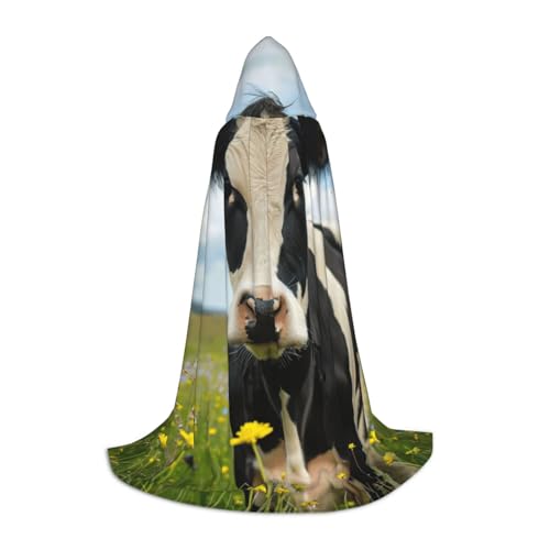 Bkdogkt Umhang mit Kapuze für Zauberer, Karneval, Halloween, Weihnachten, Cosplay, Kostüm, Robe von Bkdogkt