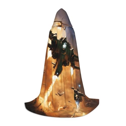 Bkdogkt Umhang mit Kapuze für Zauberer, Karneval, Halloween, Weihnachten, Cosplay, Kostüm, Robe Bkdogkt Umhang mit Kapuze für Zauberer, Karneval, Halloween, Weihnachten, Cosplay, Kostüm, Robe von Bkdogkt