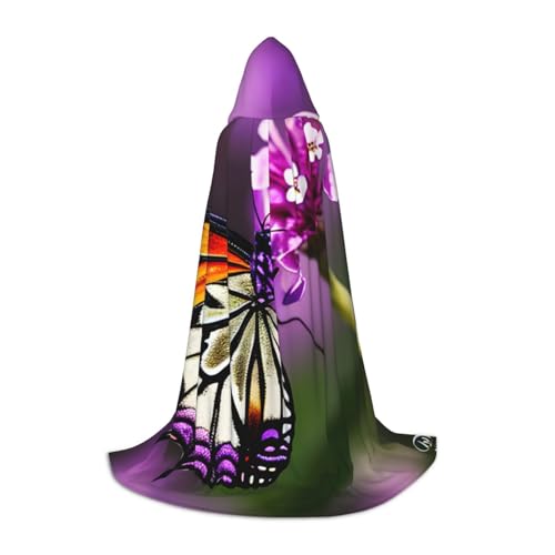 Bkdogkt Umhang mit Kapuze für Zauberer, Karneval, Halloween, Weihnachten, Cosplay, Violett, Pflaume Bkdogkt Umhang mit Kapuze für Zauberer, Karneval, Halloween, Weihnachten, Cosplay, Violett, Pflaume von Bkdogkt