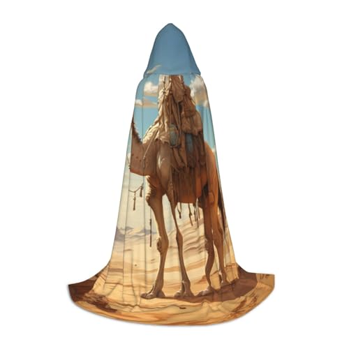 Bkdogkt Umhang mit Kapuze für Zauberer, Karneval, Halloween, Weihnachten, Cosplay, Wüstensand, Kamel, Unisex, Umhang mit Kapuze Bkdogkt Umhang mit Kapuze für Zauberer, Karneval, Halloween, Weihnachten, Cosplay, Wüstensand, Kamel, Unisex, Umhang mit Kapuze von Bkdogkt