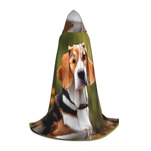 Bkdogkt Umhang mit Kapuze und Beagle-Motiv, vielseitiger Halloween-Umhang, Karneval, Mottoparty, Dekoration, Hexenkostüme Bkdogkt Umhang mit Kapuze und Beagle-Motiv, vielseitiger Halloween-Umhang, Karneval, Mottoparty, Dekoration, Hexenkostüme von Bkdogkt