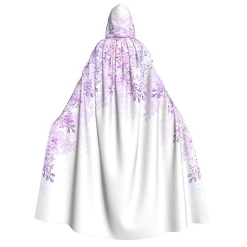 Bkdogkt Umhang mit lila Blumen in Blüten, für Erwachsene, weich, für Fiesta, Cosplay, Maskerade, Motto-Partys Bkdogkt Umhang mit lila Blumen in Blüten, für Erwachsene, weich, für Fiesta, Cosplay, Maskerade, Motto-Partys von Bkdogkt