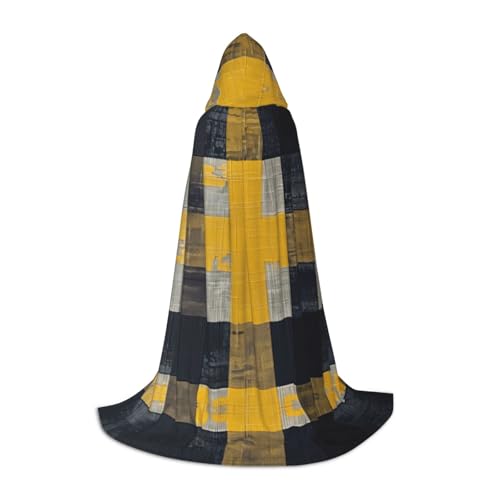 Bkdogkt Unisex-Kapuzenumhang für Zauberer, Karneval, Halloween, Weihnachten, Cosplay, Kostüm, Robe, Gelb, Grau, Schwarz Bkdogkt Unisex-Kapuzenumhang für Zauberer, Karneval, Halloween, Weihnachten, Cosplay, Kostüm, Robe, Gelb, Grau, Schwarz von Bkdogkt