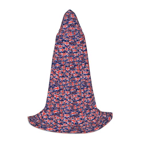 Bkdogkt Unisex Kapuzenumhang mit Flagge des Vereinigten Königreichs, für Zauberer, Karneval, Halloween, Weihnachten, Cosplay, Robe Bkdogkt Unisex Kapuzenumhang mit Flagge des Vereinigten Königreichs, für Zauberer, Karneval, Halloween, Weihnachten, Cosplay, Robe von Bkdogkt