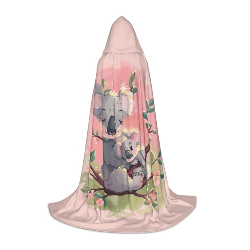 Bkdogkt Unisex Kapuzenumhang mit Koalabär-Aufdruck, für Zauberer, Karneval, Halloween, Weihnachten, Cosplay, Robe Bkdogkt Unisex Kapuzenumhang mit Koalabär-Aufdruck, für Zauberer, Karneval, Halloween, Weihnachten, Cosplay, Robe von Bkdogkt