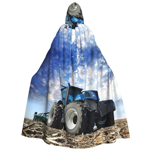 Bkdogkt Weicher Umhang mit Bauernhof-Traktor-Druck, für Erwachsene, für Fiesta, Cosplay, Maskerade, Motto-Partys Bkdogkt Weicher Umhang mit Bauernhof-Traktor-Druck, für Erwachsene, für Fiesta, Cosplay, Maskerade, Motto-Partys von Bkdogkt