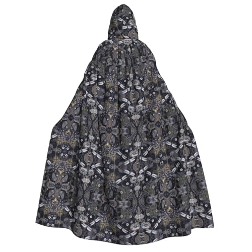 Bkdogkt Weicher Umhang mit Libellen-Motiv, für Erwachsene, für Fiesta, Cosplay, Maskerade, Motto-Partys, Umhang Bkdogkt Weicher Umhang mit Libellen-Motiv, für Erwachsene, für Fiesta, Cosplay, Maskerade, Motto-Partys, Umhang von Bkdogkt