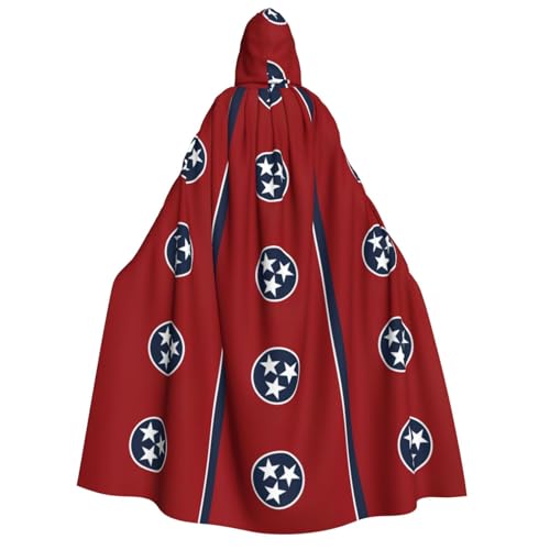 Bkdogkt Weicher Umhang mit Tennessee-Flagge für Erwachsene, für Fiesta, Cosplay, Maskerade, Motto-Partys Bkdogkt Weicher Umhang mit Tennessee-Flagge für Erwachsene, für Fiesta, Cosplay, Maskerade, Motto-Partys von Bkdogkt