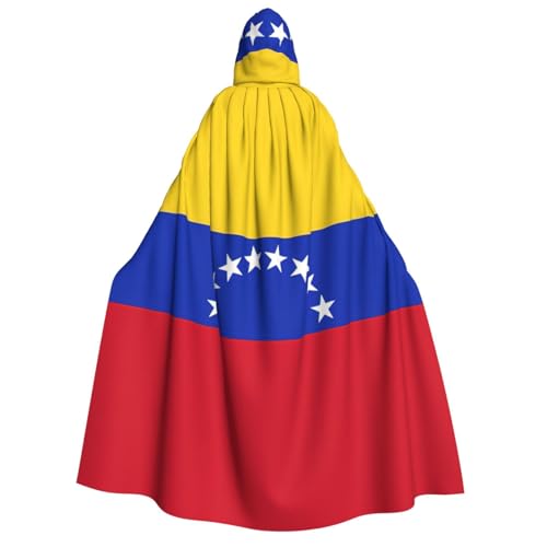Bkdogkt Weicher Umhang mit Venezuela-Flagge für Erwachsene, für Fiesta, Cosplay, Maskerade, Motto-Partys Bkdogkt Weicher Umhang mit Venezuela-Flagge für Erwachsene, für Fiesta, Cosplay, Maskerade, Motto-Partys von Bkdogkt