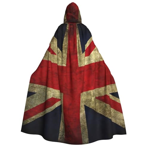 Bkdogkt Weicher Umhang mit britischer Flagge, für Fiesta, Cosplay, Maskerade, Motto-Partys Bkdogkt Weicher Umhang mit britischer Flagge, für Fiesta, Cosplay, Maskerade, Motto-Partys von Bkdogkt