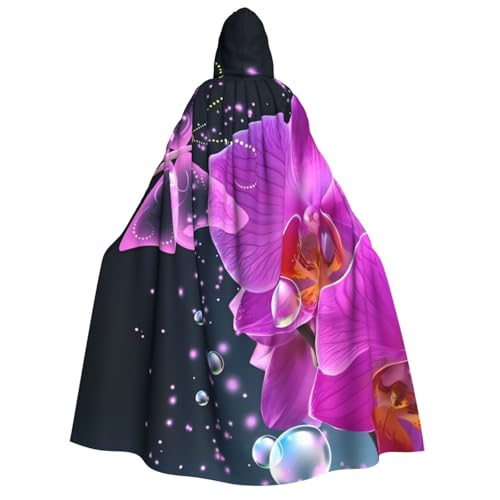 Bkdogkt Weicher Umhang mit violettem Schmetterling und Blumendruck, für Erwachsene, für Fiesta, Cosplay, Maskerade, Motto-Partys Bkdogkt Weicher Umhang mit violettem Schmetterling und Blumendruck, für Erwachsene, für Fiesta, Cosplay, Maskerade, Motto-Partys von Bkdogkt