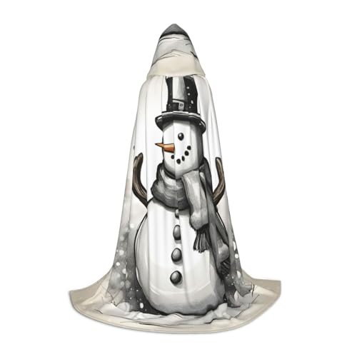 Bkdogkt Weihnachts-Schneemann, 1 Druck, Halloween, vielseitiger Kapuzenumhang, Karneval, Mottoparty, Dekorationen, Hexenkostüme Bkdogkt Weihnachts-Schneemann, 1 Druck, Halloween, vielseitiger Kapuzenumhang, Karneval, Mottoparty, Dekorationen, Hexenkostüme von Bkdogkt