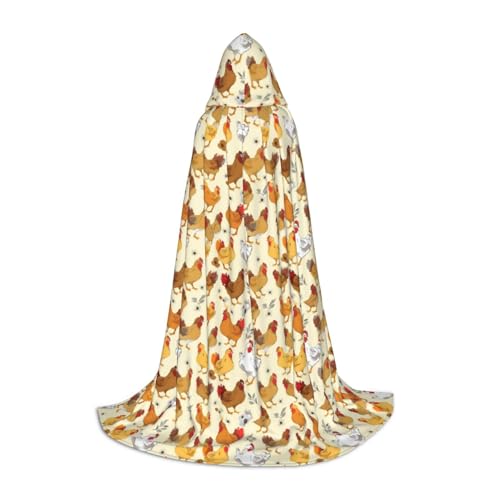 Kapuzenumhang mit Hühnerbrut, Unisex, für Zauberer, Karneval, Halloween, Weihnachten, Cosplay, Robe Kapuzenumhang mit Hühnerbrut, Unisex, für Zauberer, Karneval, Halloween, Weihnachten, Cosplay, Robe von Bkdogkt