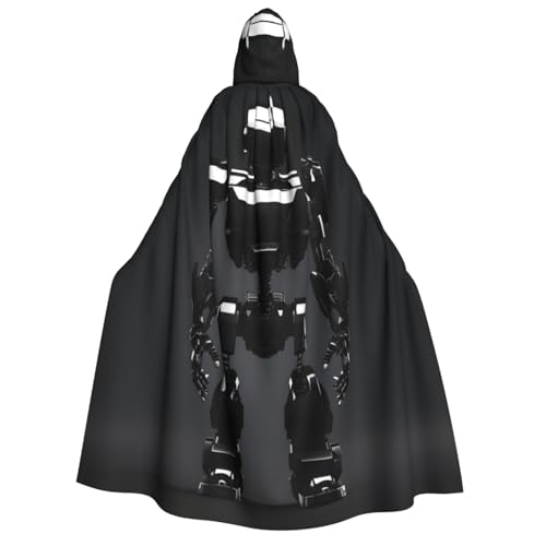 Weicher Umhang mit Roboter-Druck, für Erwachsene, für Fiesta, Cosplay, Maskerade, Motto-Partys, Umhang Weicher Umhang mit Roboter-Druck, für Erwachsene, für Fiesta, Cosplay, Maskerade, Motto-Partys, Umhang von Bkdogkt