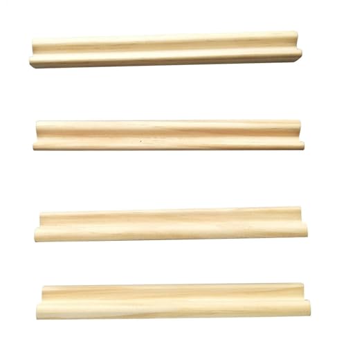 Bkljkf 8 Stück Domino-Racks Domino-Tabletts Domino-Halter, Domino Ständer Set, Domino Holzregale Tabletts, Für Mexikanische Zug Mahjong Domino Spiele Mahjong-Spiel von Bkljkf