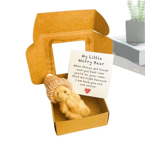 Bkljkf Bär Plüsch | Handgefertigter Im Karton | Weiches Kuscheltier Kuscheliger Freund Mit Motivationskarte Für Bett Autoschreibtisch Bkljkf Bär Plüsch | Handgefertigter Im Karton | Weiches Kuscheltier Kuscheliger Freund Mit Motivationskarte Für Bett Autoschreibtisch von Bkljkf