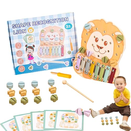 Bkljkf Formen Sortierspiel Für Kleinkinder | Interaktives Muster Zuordnungsspiel Mit Steckbrett,Sinnesentwicklungsspiel zur Feinmotorik & Vorschullernen von Bkljkf