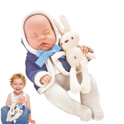 Bkljkf Wiedergeborene Kleinkindpuppe, Simulierte wiedergeborene Puppe,Simulierte Stofftierpuppen | Sicheres und geruchloses Kuschelspielzeug für Weihnachten, Kindertag, Geburtstag und andere Feiertage Bkljkf Wiedergeborene Kleinkindpuppe, Simulierte wiedergeborene Puppe,Simulierte Stofftierpuppen | Sicheres und geruchloses Kuschelspielzeug für Weihnachten, Kindertag, Geburtstag und andere Feiertage von Bkljkf