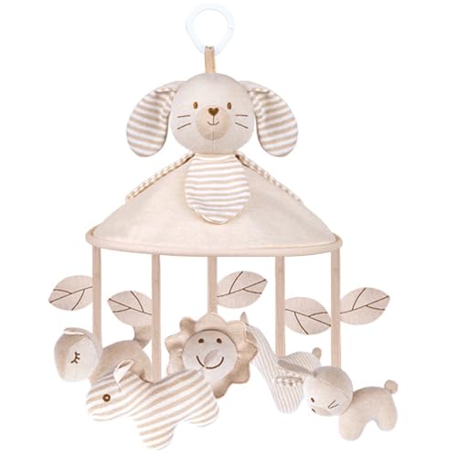 Blablablalu Baby Crib Mobile, Spiral Cartoon Crib Spielzeug hängen mit Musikbox und BB Squeaker Rasseln, sicher und weich für Jungen, Mädchengeschenk, Nicht Batterie, Kaninchen Blablablalu Baby Crib Mobile, Spiral Cartoon Crib Spielzeug hängen mit Musikbox und BB Squeaker Rasseln, sicher und weich für Jungen, Mädchengeschenk, Nicht Batterie, Kaninchen von Blablablalu