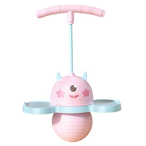 Blablablalu Hüpfbällchen Nicht-Schlupf- und Tragenresistent Cute & Fun Bouncy Ball mit einstellbarem Griff sensorisch-motorischen Training für Erwachsene für Kinder, mit Pumpe und Gasnadel, Stil 1 von Blablablalu