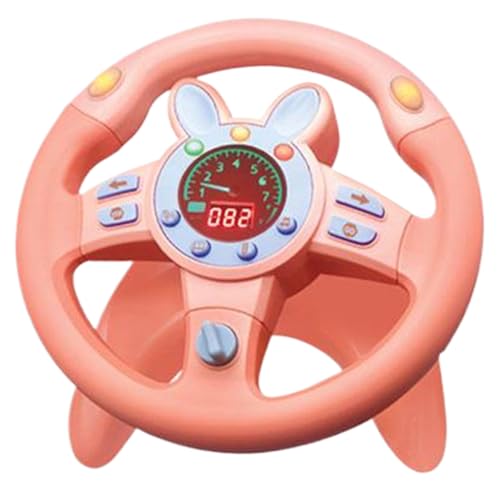 Blablablalu Lenkradspielzeug mit U-förmiger Basis 10 x 10 Zoll Bunny Form Spielzeuglenkrad mit Licht und Sound 360 ° Rotatable Batterieantrieb für Kinder mit Kilometerzähler, Style 2 Kinder Blablablalu Lenkradspielzeug mit U-förmiger Basis 10 x 10 Zoll Bunny Form Spielzeuglenkrad mit Licht und Sound 360 ° Rotatable Batterieantrieb für Kinder mit Kilometerzähler, Style 2 Kinder von Blablablalu