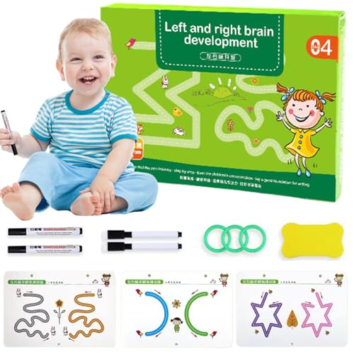 Kindergarten Arbeitsbuch Set Handschrift Praxis wiederverwendbares Scribble Copybook mit reibungslosen Kanten Ring Binder Tragbare Handschrift Arbeitsbuch für Vorschulen für das Alter von Kindern übe Kindergarten Arbeitsbuch Set Handschrift Praxis wiederverwendbares Scribble Copybook mit reibungslosen Kanten Ring Binder Tragbare Handschrift Arbeitsbuch für Vorschulen für das Alter von Kindern übe von Blablablalu