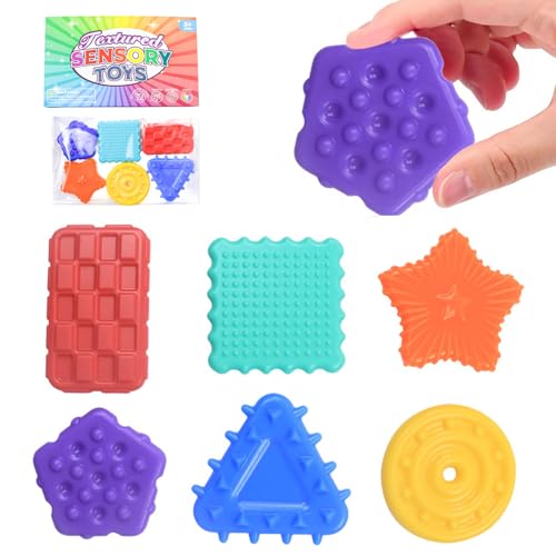 Sensorische Steine 6PCs strukturiert Verschiedene geformte Silikon -Sorge -Stein für beruhigende, unterhaltsame und Stressbekämpfung, Flexible und ruhige Food -Grade -Zappelspielzeug für Kinder Zap Sensorische Steine 6PCs strukturiert Verschiedene geformte Silikon -Sorge -Stein für beruhigende, unterhaltsame und Stressbekämpfung, Flexible und ruhige Food -Grade -Zappelspielzeug für Kinder Zap von Blablablalu