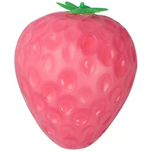Squeeze Balls 3.5x3 Inch Safe and Fun Soft Flexible Cute Large Strawberry Sensory Toy for Release Tension and Promote RelaxationSqueeze Ball von Blablablalu