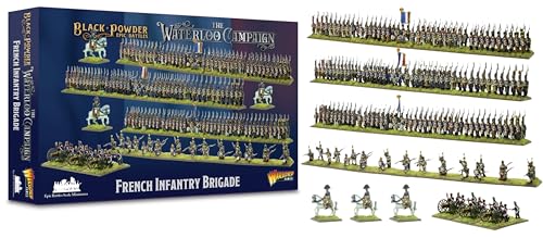 WarLord Black Powder Epic Battles Waterloo: French Infantry Brigade Military Table Top Wargaming Plastic Model Kit 312002001 von BlackPowder