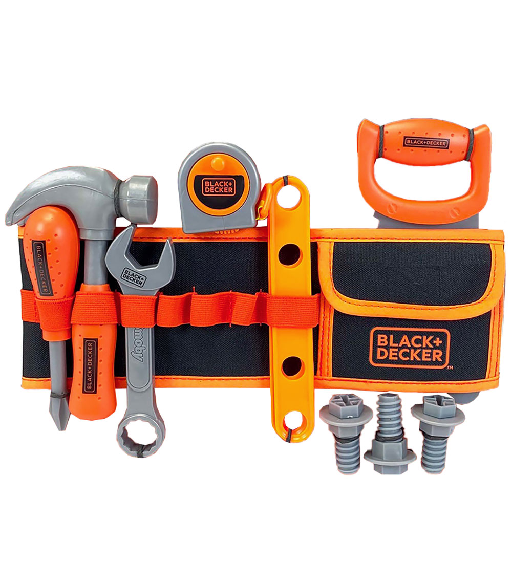 Black & Decker Spielzeug - Werkzeuggürtel - 11 Teile - Black & Decker - One Size - Werkzeug Black & Decker Spielzeug - Werkzeuggürtel - 11 Teile - Black & Decker - One Size - Werkzeug von Black & Decker