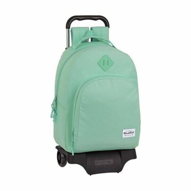 Schulrucksack mit Rädern 905 BlackFit8 M313G türkis (32 x 42 x 15 cm) von BlackFit8