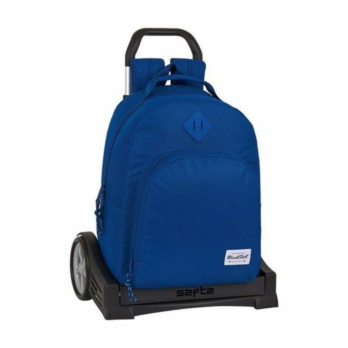Schulrucksack mit Rädern Evolution BlackFit8 Oxford Dunkelblau (32 x 42 x 15 cm) von BlackFit8