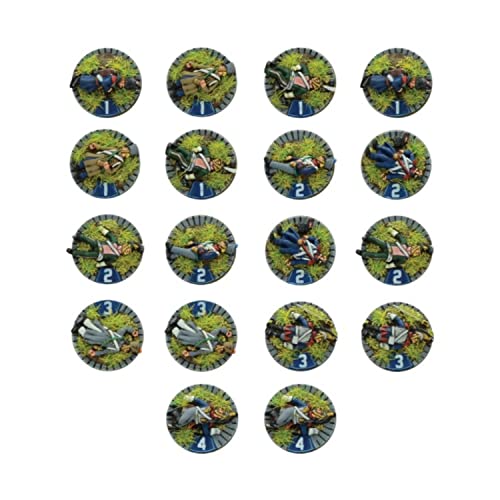 BlackPowder Napoleonische französische Casualty Marker, Epischer Maßstab, Detaillierte Napoleonische Ära für Tisch-Wargaming von BlackPowder