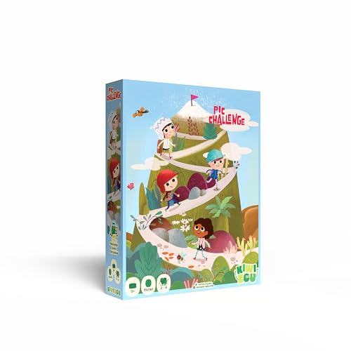 Blackrock Games Pic Challenge Gesellschaftsspiel für Kinder und Familie, Kiwizou für 2 bis 4 Spieler, ab 5 Jahren, Rennspiel mit Karten, schnelle und strategische Spiele von Blackrock Games