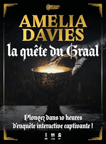 Blackrock Games Unsolved Enigmas Amelia Davies: Immersives Ermittlungsspiel | Die Suche nach Gral | Escape Game zu Hause | 1 bis 7 Spieler | Geheimnis & Rätsel | Kooperativ ab 10 Jahren – 10 Stunden Blackrock Games Unsolved Enigmas Amelia Davies: Immersives Ermittlungsspiel | Die Suche nach Gral | Escape Game zu Hause | 1 bis 7 Spieler | Geheimnis & Rätsel | Kooperativ ab 10 Jahren – 10 Stunden von Blackrock Games