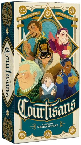 Courtisans – Karten- und Bluff-Spiel – 8 Jahre und älter – ideal für Freunde und Familie – Gesellschaftsspiel – Taktik – Handlung – Catch Up Games Blackrock Games von Blackrock Games