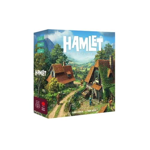 Hamlet – GRRRE Games – Spiel zum Platzieren von Fliesen und Arbeitern – Ressourcenmanagement ab 10 Jahren von Blackrock Games