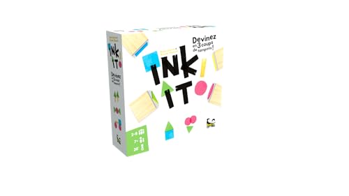 Ink IT - Jeu de société coopératif - de 2 à 8 Joueurs - créativité et Imagination - dès 7 Ans - Jeu d'ambiance - Bankiiiz - Blackrock Games, Rouge, Bleu, Vert, Jaune von Blackrock Games
