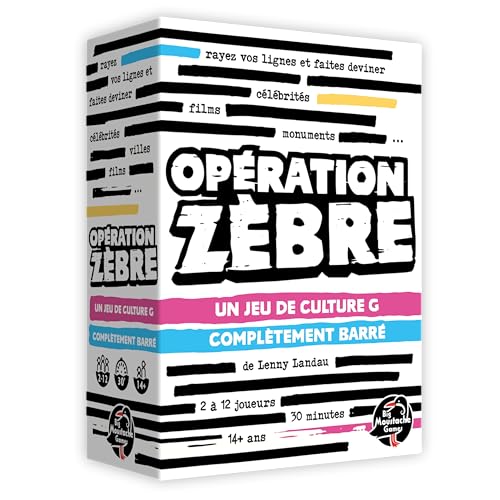 Jeu d'Ambiance Big Moustache Opération Zèbre von Blackrock Games