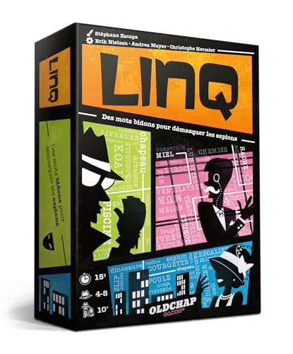 Blackrock Games LINQ – Ideales Gesellschaftsspiel für Freunde – Gesellschaftsspiel zur Ideenvereinigung – ab 10 Jahren – perfekt in der Gruppe für bis zu 8 Spieler – lustig – Aperiospiel – OldChap von Blackrock Games
