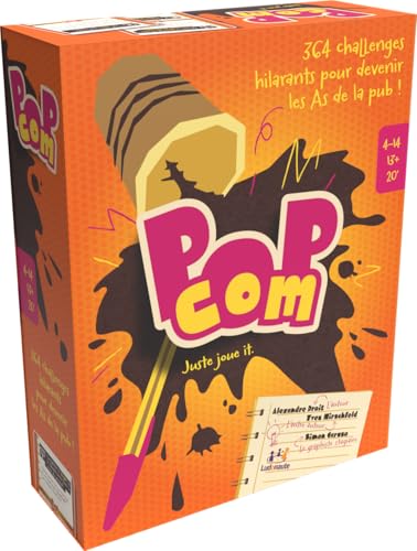 Blackrock Games Pop COM – Gesellschaftsspiel – ideal für Freunde – Spiel für Gruppen – von 4 bis 14 Spielern – Gesellschaftsspiel Improvisation – Verrücktes Lachen garantiert – Ludonaute Blackrock Games Pop COM – Gesellschaftsspiel – ideal für Freunde – Spiel für Gruppen – von 4 bis 14 Spielern – Gesellschaftsspiel Improvisation – Verrücktes Lachen garantiert – Ludonaute von Blackrock Games