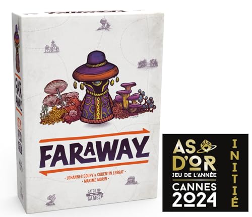 Catch Up Games Faraway – Gesellschaftsspiel – 10 Jahre und älter – As d'Or Spiel des Gastjahres 2024 – 2 für 6 Spieler – strategisch und taktisch – ideal für Freunde – Blackrock Games Catch Up Games Faraway – Gesellschaftsspiel – 10 Jahre und älter – As d'Or Spiel des Gastjahres 2024 – 2 für 6 Spieler – strategisch und taktisch – ideal für Freunde – Blackrock Games von Catch Up Games