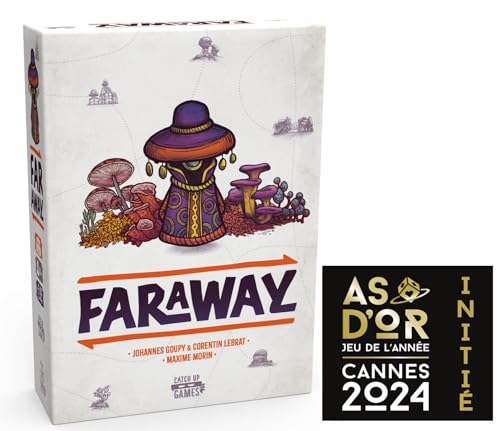 Catch Up Games Faraway – Gesellschaftsspiel – 10 Jahre und älter – Ass Or Spiel des Jahres 2024 – 2 bis 6 Spieler – strategisch und taktisch – ideal für Freunde – Blackrock Games von Catch Up Games