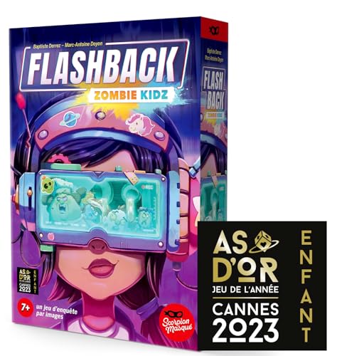 Flashback Zombie Kidz – Ermittlungsspiel – Beobachtung – in der Familie ab 7 Jahren – Golden As Spiel Kinder 2023 von Blackrock Games