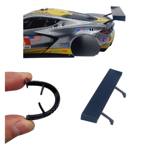 Blackslot Flexibler Spoiler, Carrera Zubehör für 132 Chevrolet Corvette C8.R, Carrera Bahn Zubehör, Tuning Kleinteil Ersatzteil Blackslot Flexibler Spoiler, Carrera Zubehör für 132 Chevrolet Corvette C8.R, Carrera Bahn Zubehör, Tuning Kleinteil Ersatzteil von Blackslot